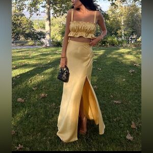 Bec + bridge : Nadia bodice & split skirt